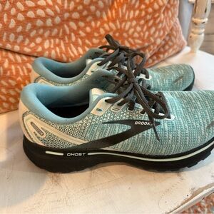Brooks Women's Ghost 14 Running Shoes - Teal and Black